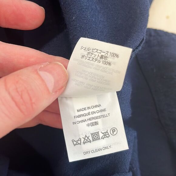 J.Crew Lightweight Viscose sleeveless dress in navy, size M - Picture 10 of 10